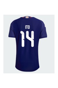 Japani Junya Ito #14 Jalkapallovaatteet Kotipaita MM-kisat 2026 Lyhythihainen